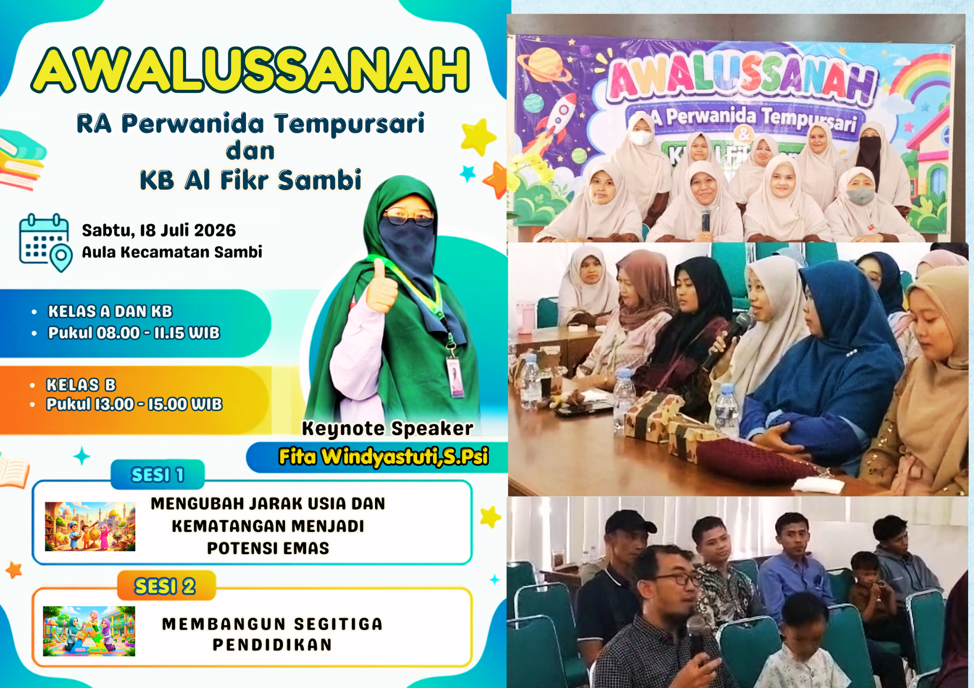 AWWALUSSANAH  RA PERWANIDA TEMPURSARI DAN KB AL FIKR