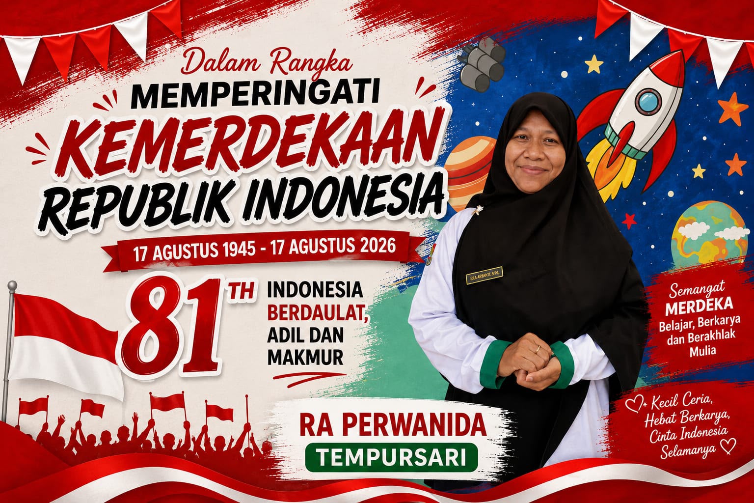 SEMANGAT MERDEKA BELAJAR, BERKARYA, DAN BERAKHLAK MULIA